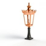 Louvre 03 | Kupfer Gartenleuchte – klassische Außenbeleuchtung mit oder ohne natürlicher Patina von Roger Pradier